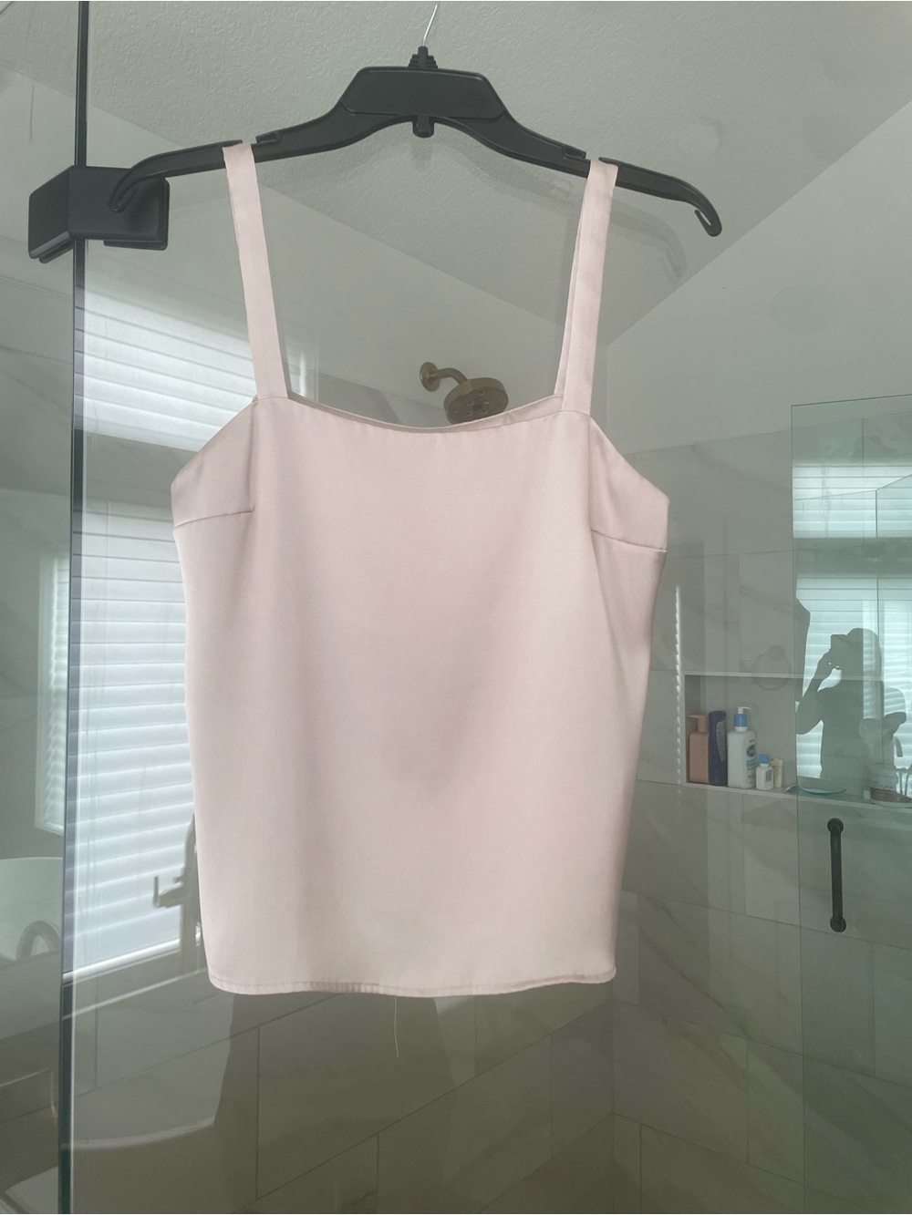 Women's Champagne Square Neck Cami Top